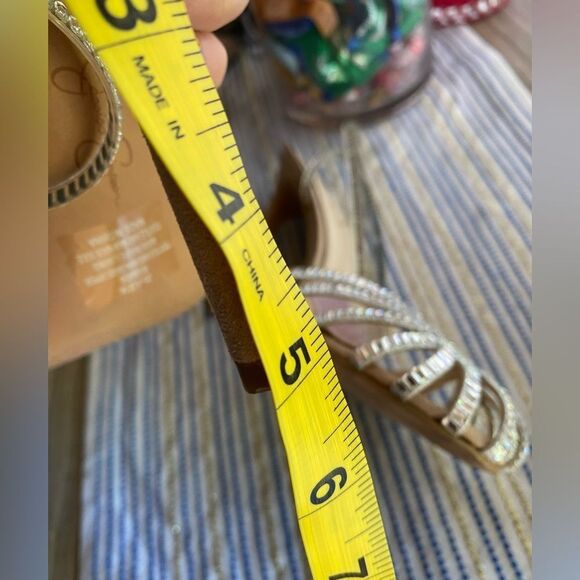 Jessica Simpson Jileta High Heel Sandals Womens Nude Buckle Sz 8.5 - Picture 14 of 15